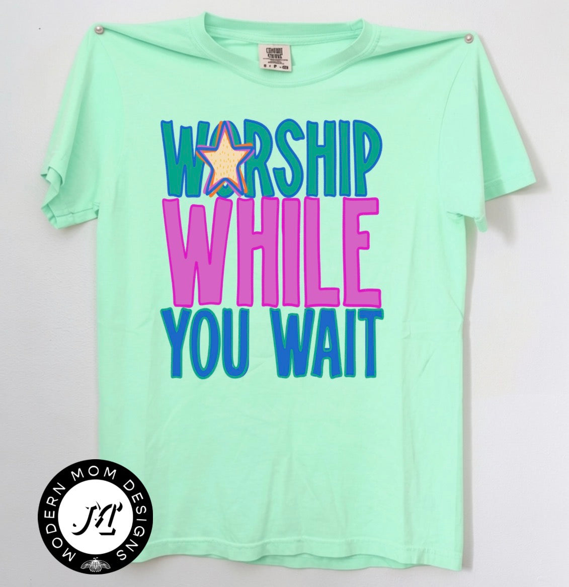 Worship while you wait tee