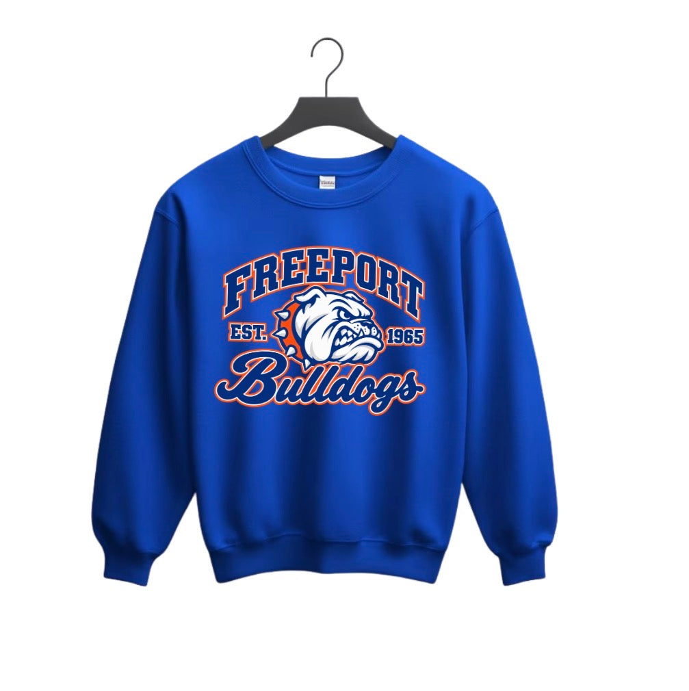 Freeport Bulldogs YOUTH (tee shirt, crewneck or hoodie)