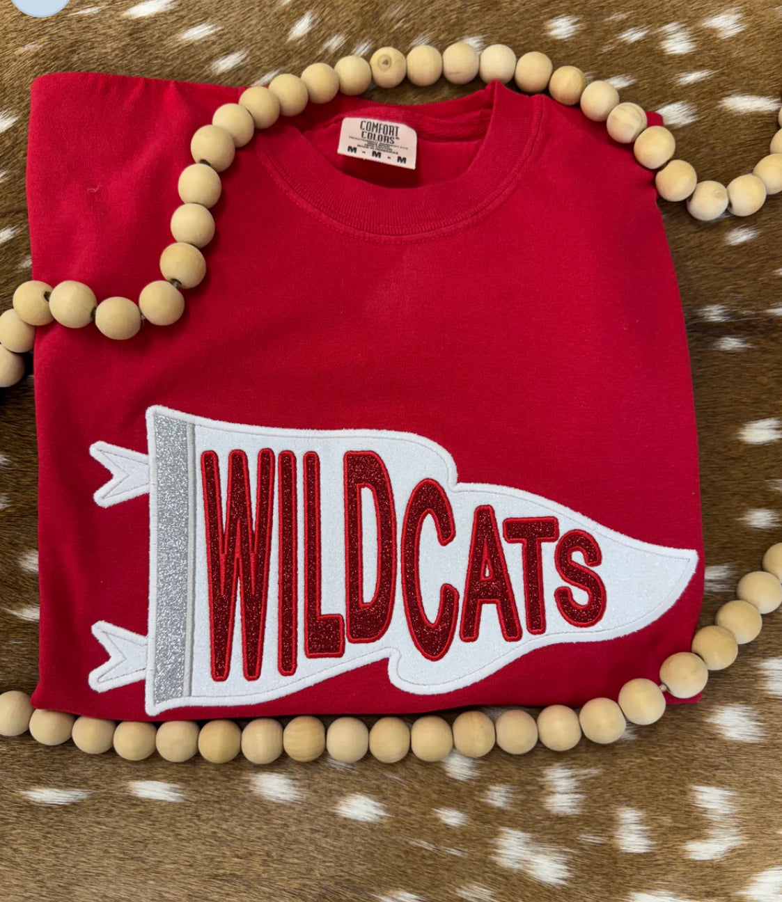 SCHOOL MASCOT custom flag crewneck