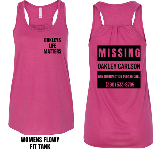Oakleys life matters flowy women’s tank (hot pink)