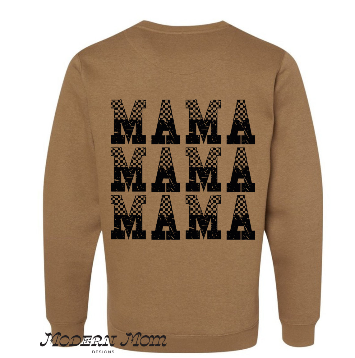 MAMA brown checks crew