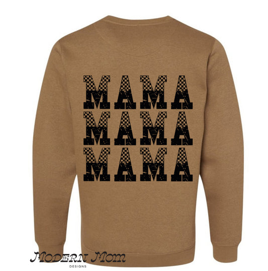 MAMA brown checks crew