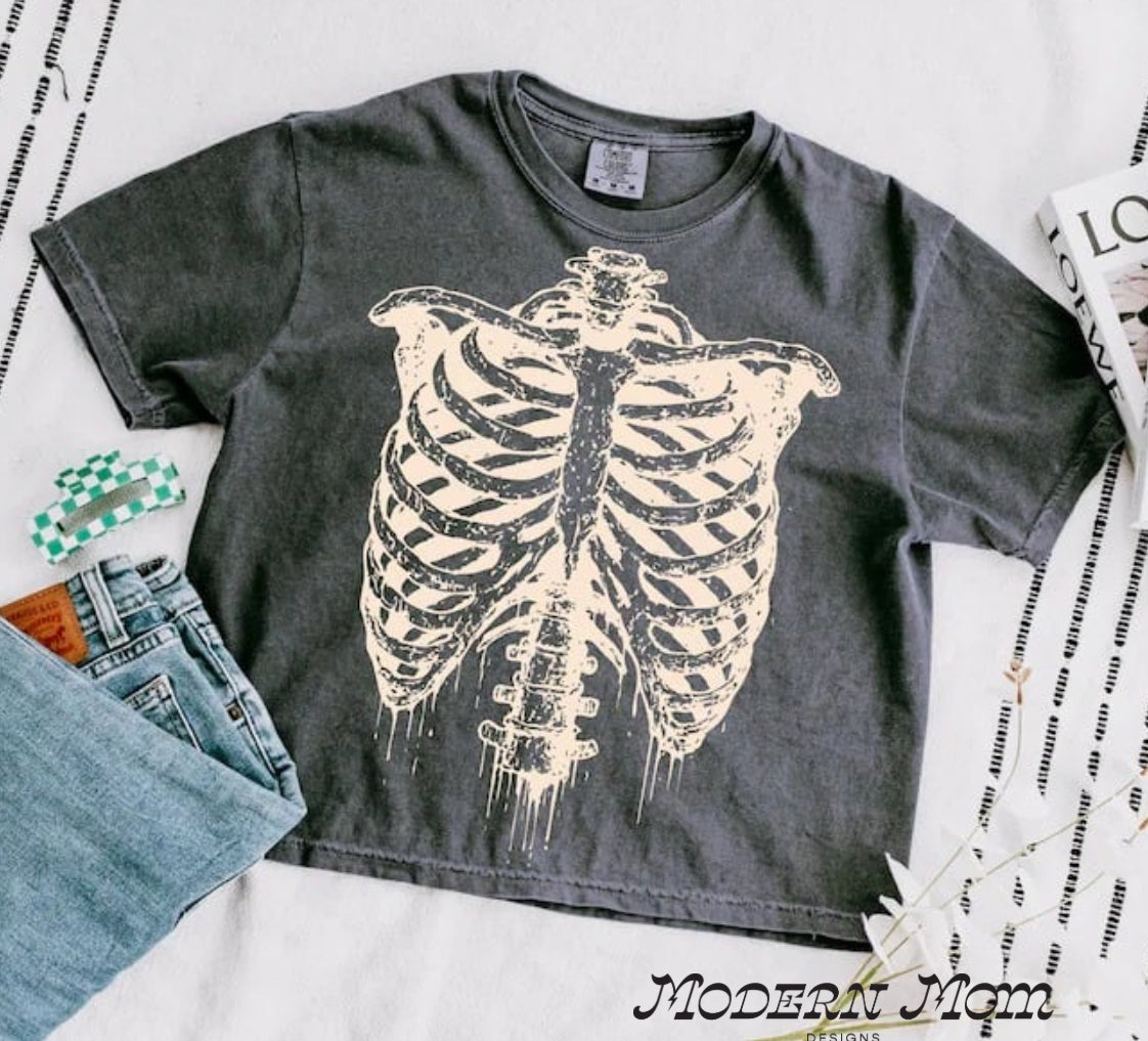 Rib cage (dark or light)