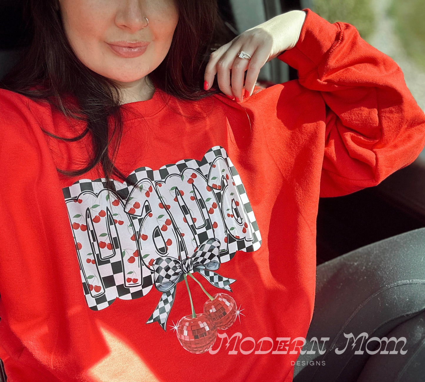 Mama cherries crewneck