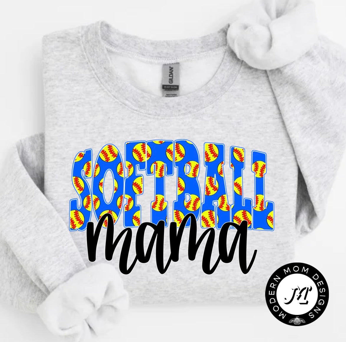 Softball mama crewneck