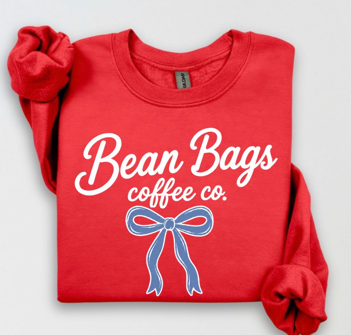 Bean Bags coffee co. EXCLUSIVE Americana bow crewneck