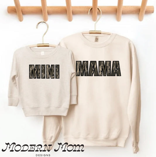 Mama and mini camo