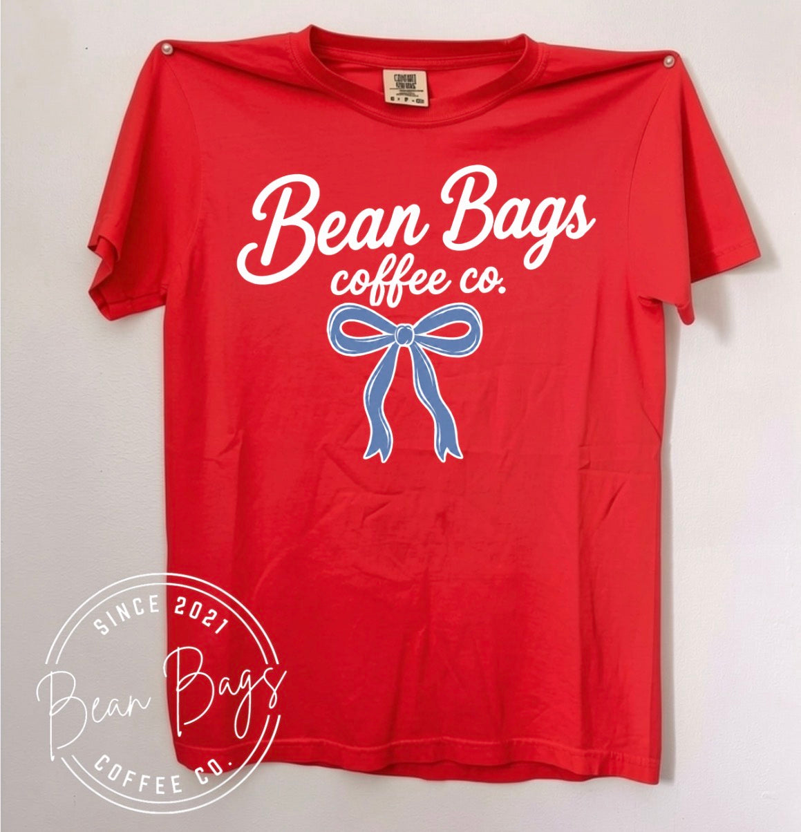 Bean Bags coffee co. EXCLUSIVE Americana bow tee shirt