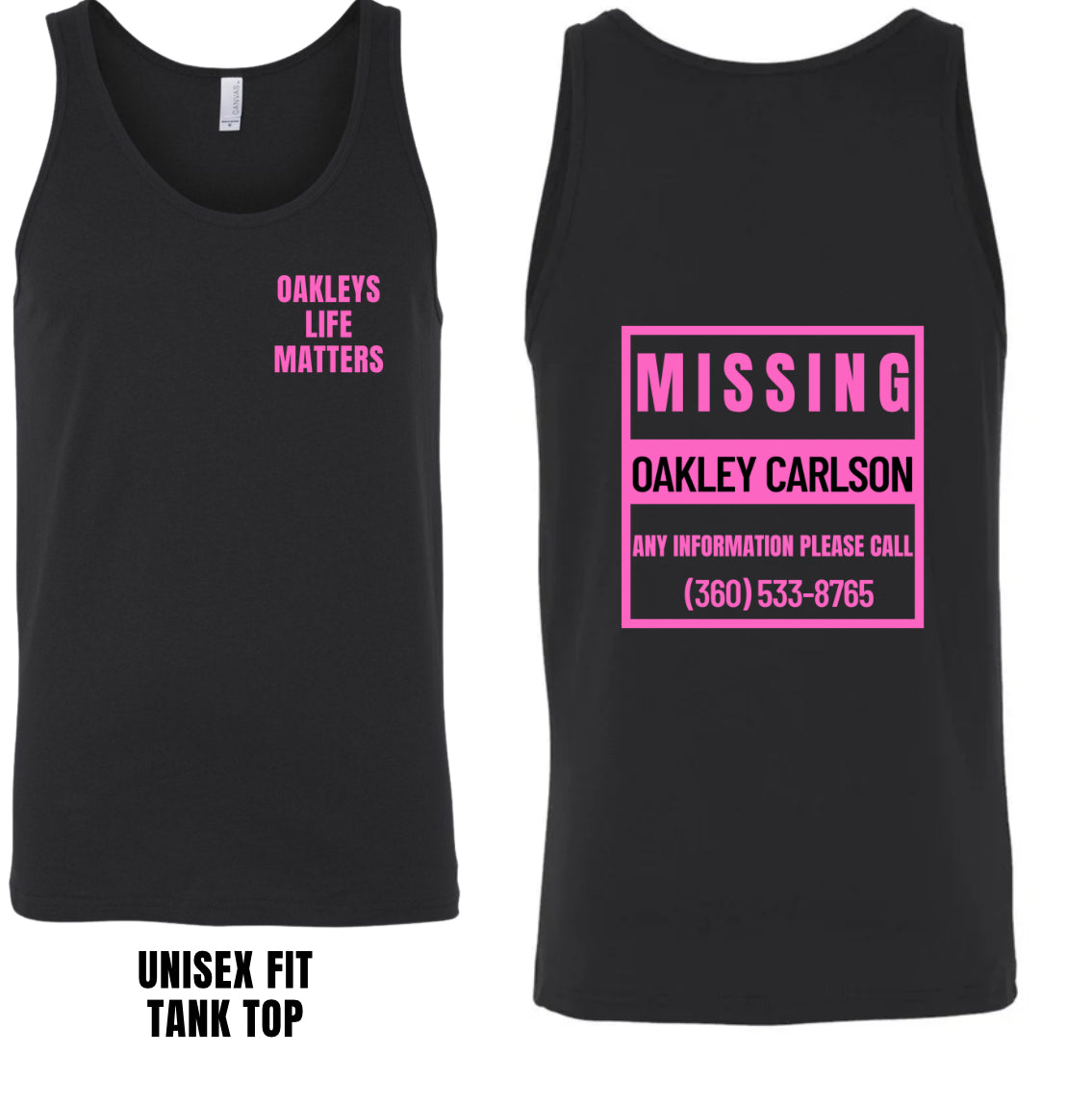 Oakleys life matters unisex fit tank