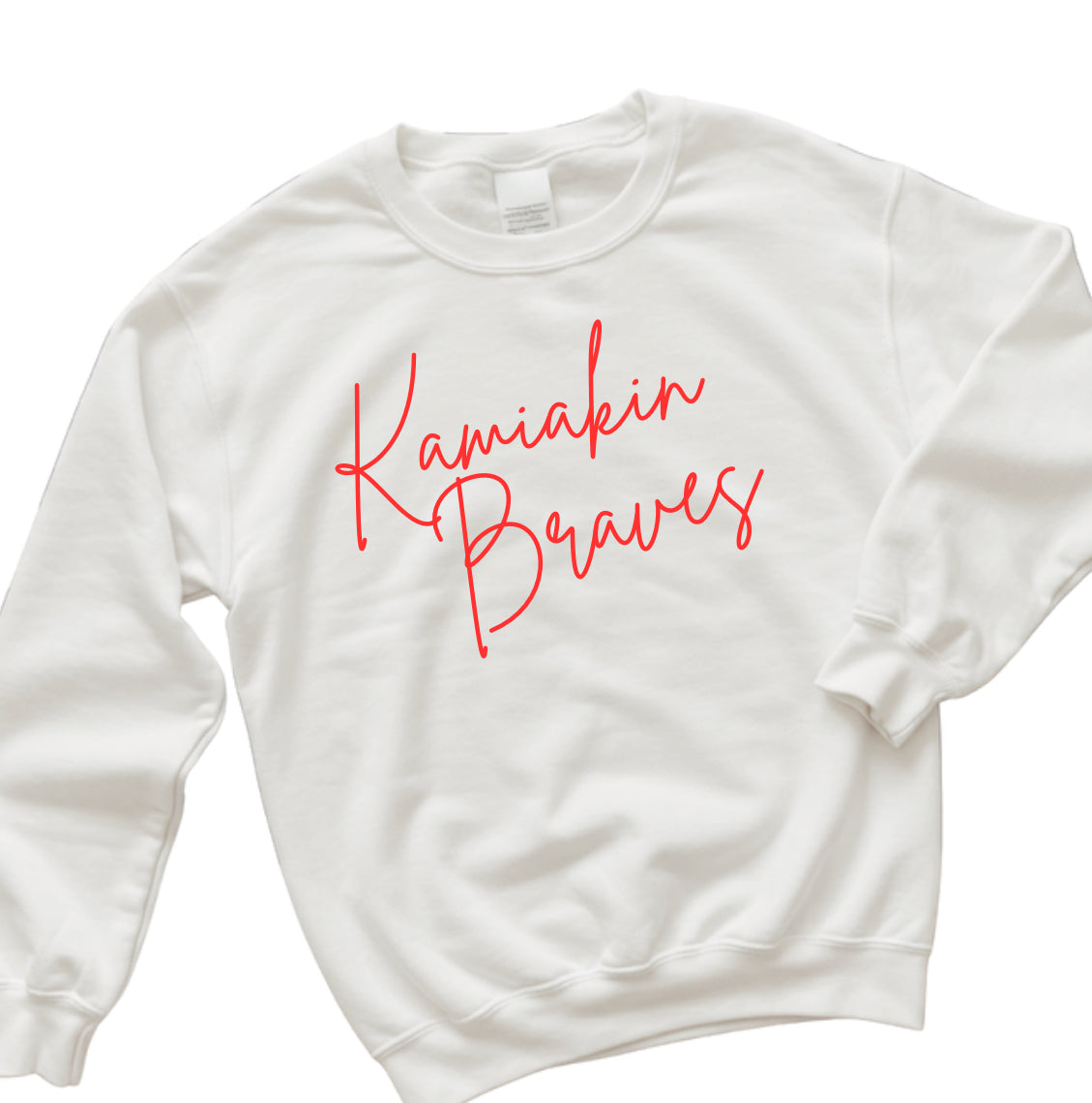 CUSTOM: Kamiakin Braves Small Bella+Canvas crewneck
