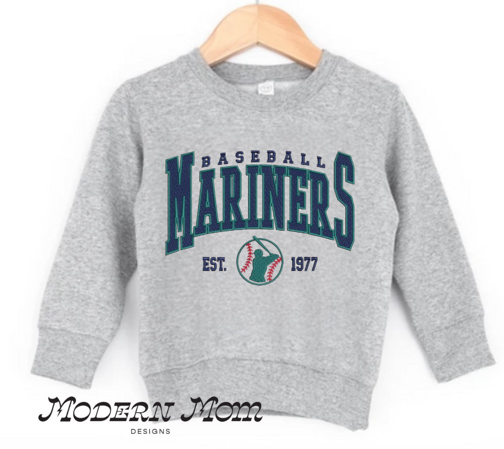 Seattle mariners vintage (baby-toddler-youth)