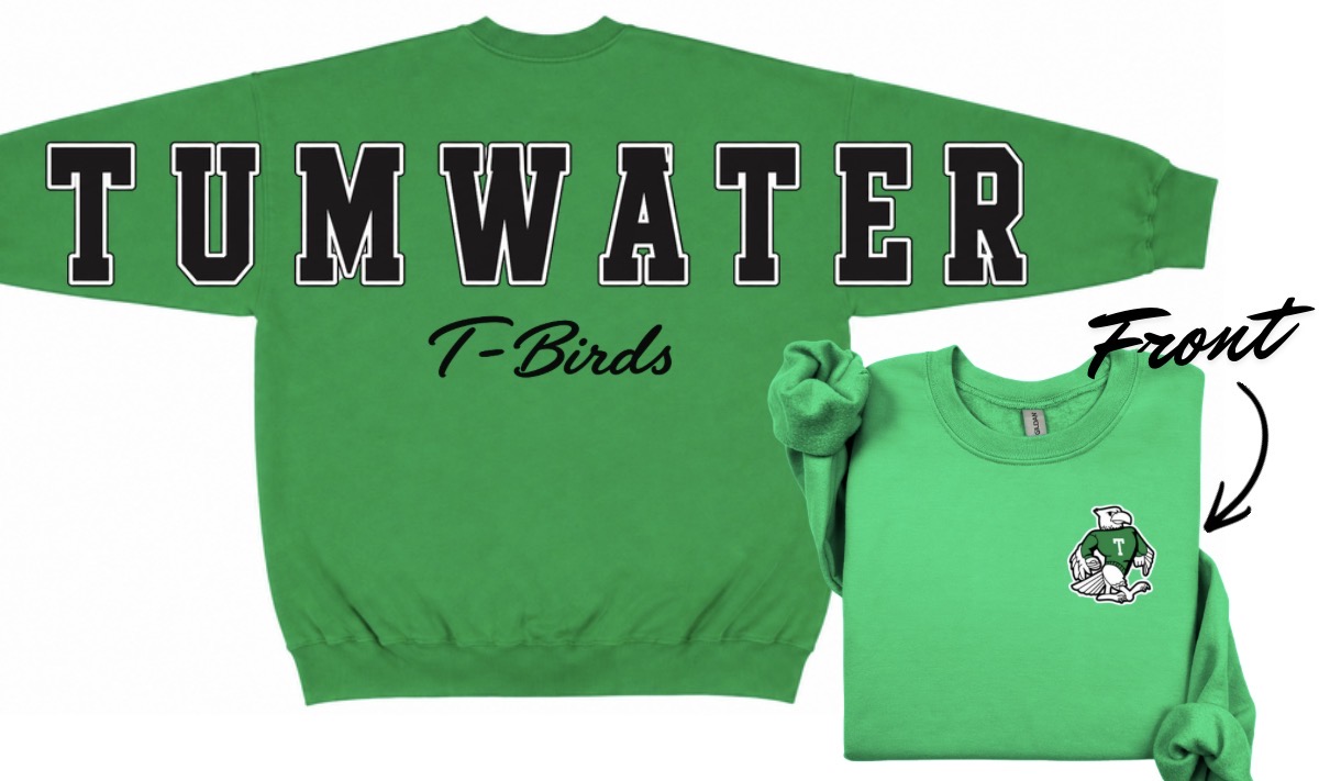 Tumwater BIG LOGO crewneck (GREEN)