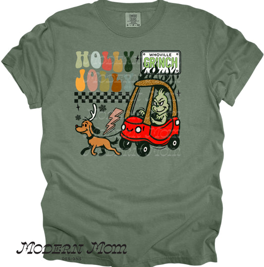 Holly jolly (tee, crewneck or hoodie)