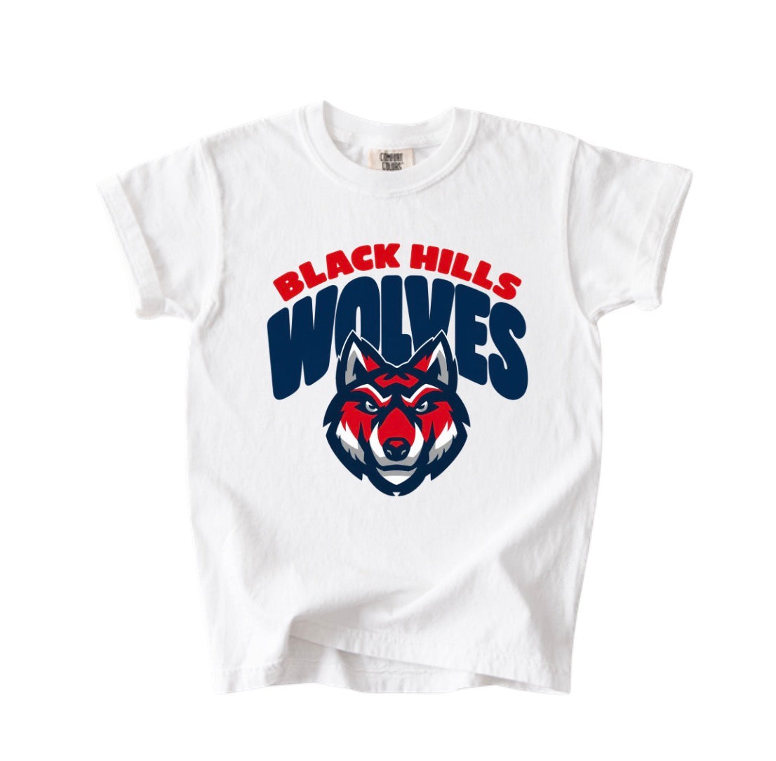Black Hills Wolves YOUTH (tee shirt, crewneck or hoodie)