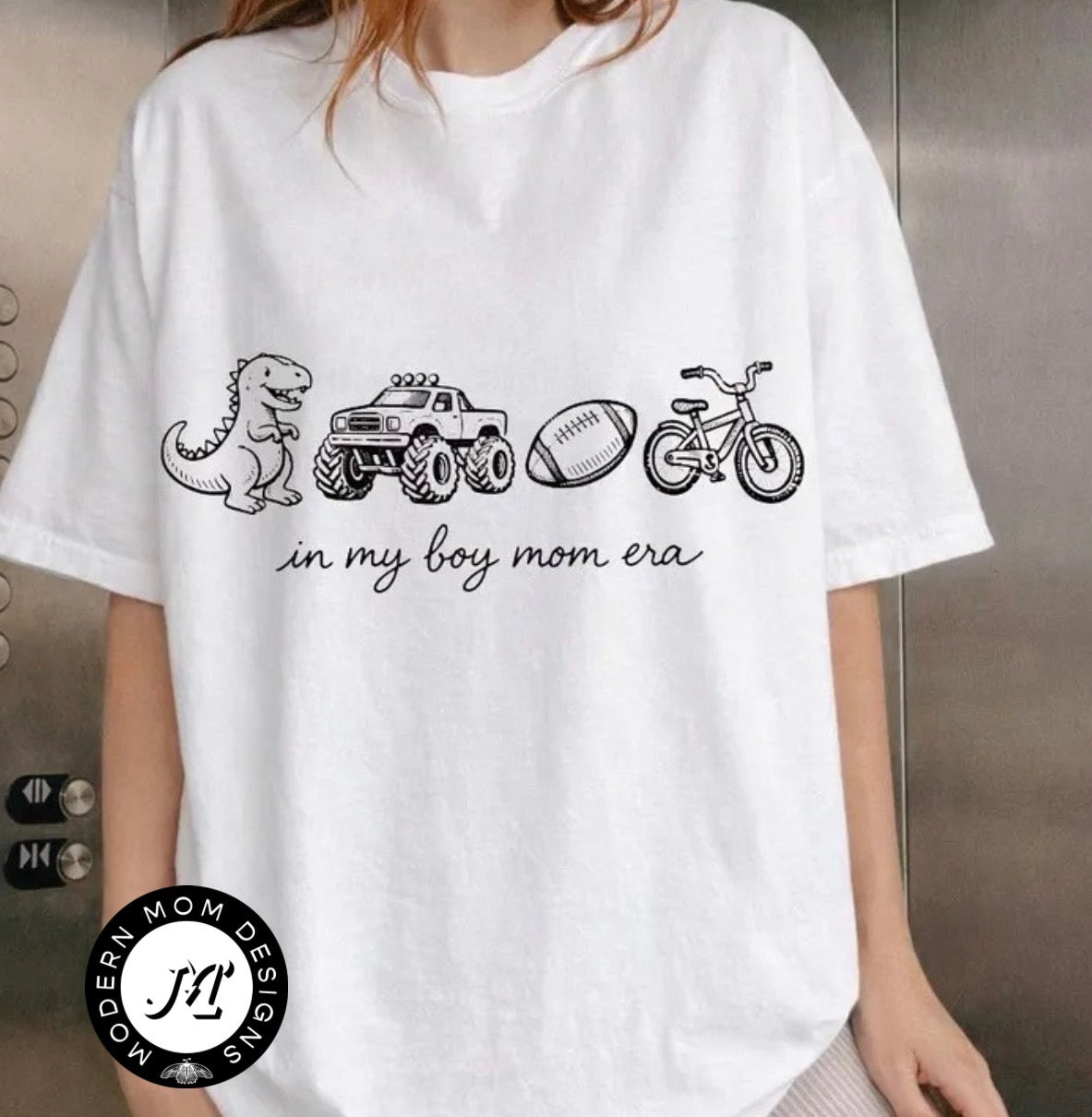 In my boy mom era (tee, crewneck or hoodie)