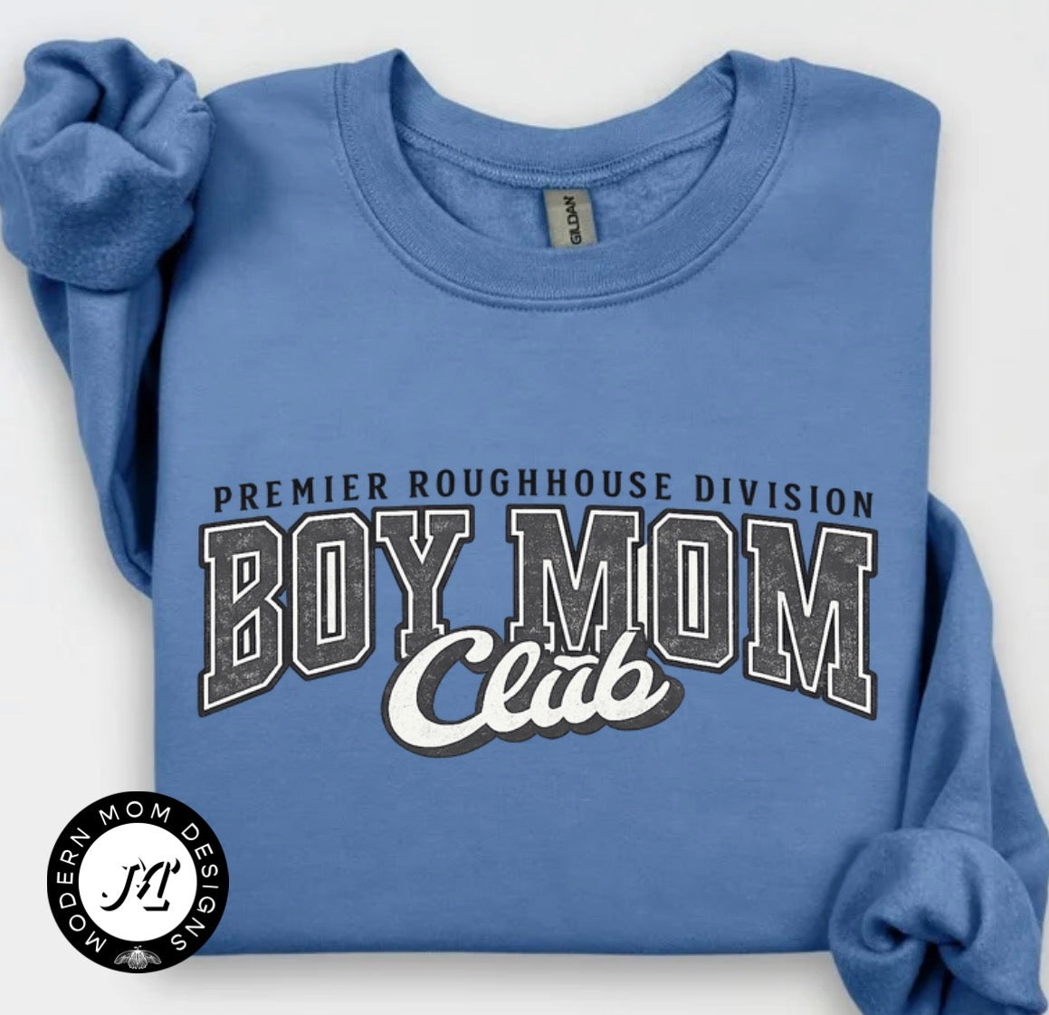 BOY MOM CLUB Premier roughhouse division (tee, crewneck or hoodie)