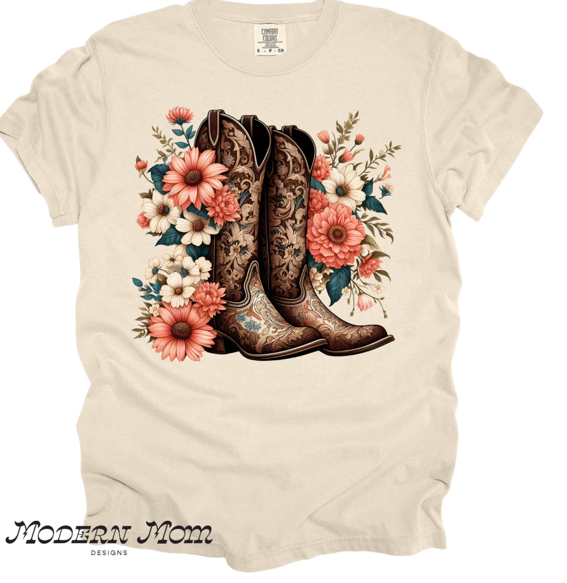 Floral boots