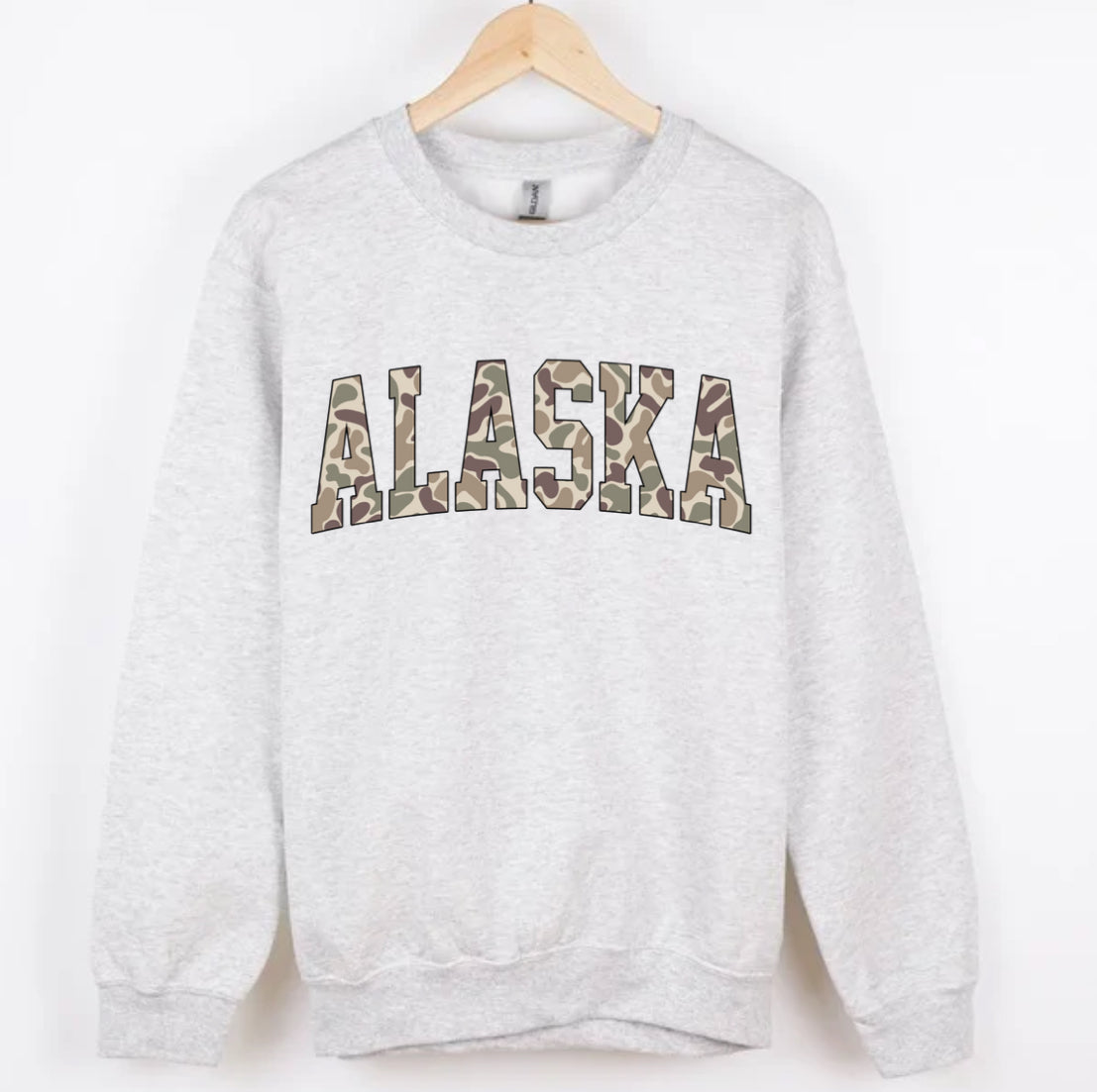 ALASKA duck camo CREWNECK