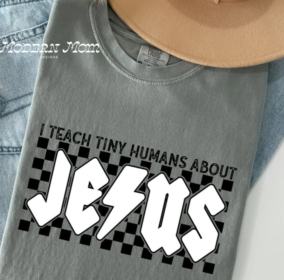 I teach tiny humans about Jesus tee, crewneck or hoodie