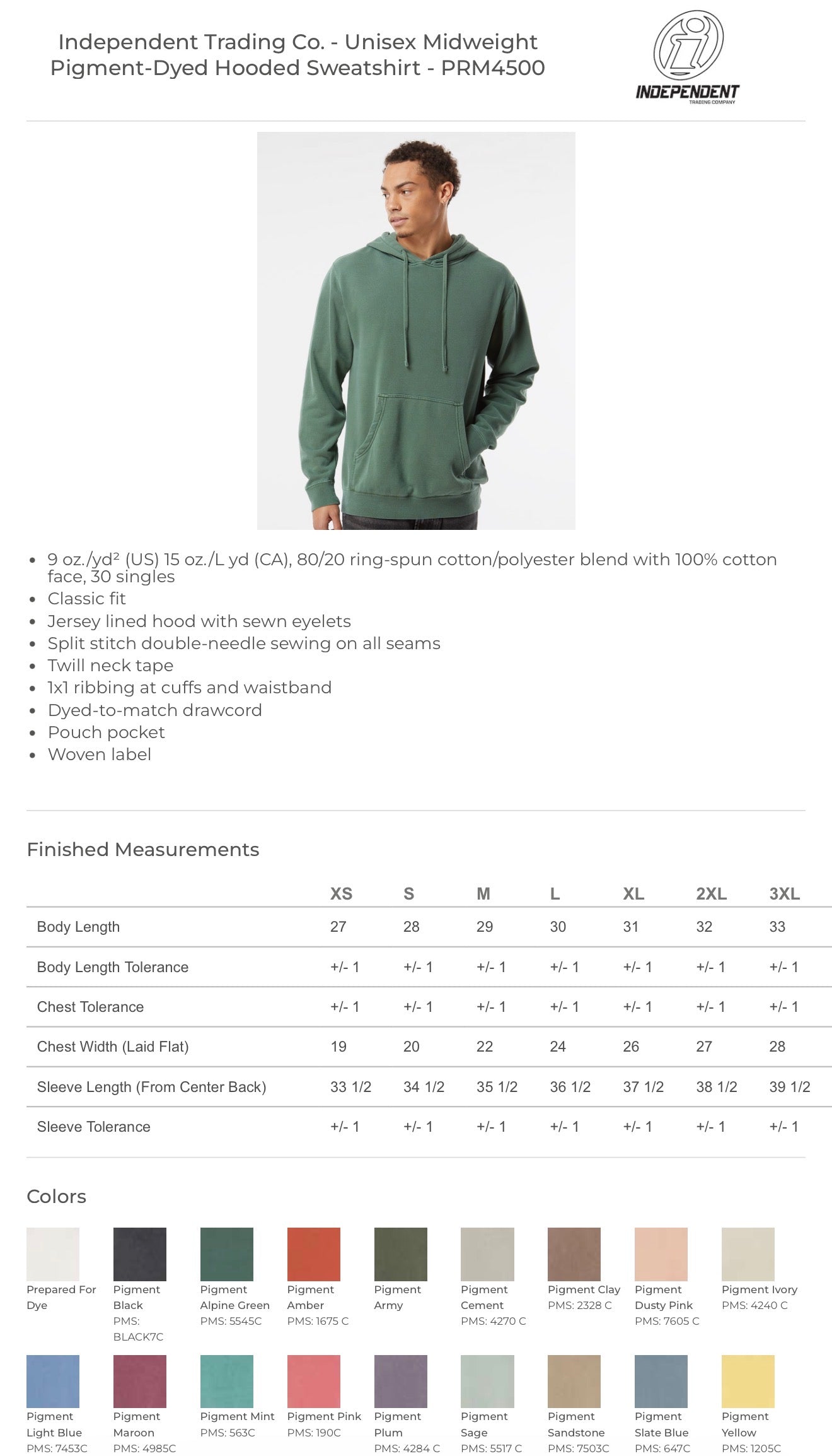Gavins electric LLC hoodies (independent trading co. Pigment)