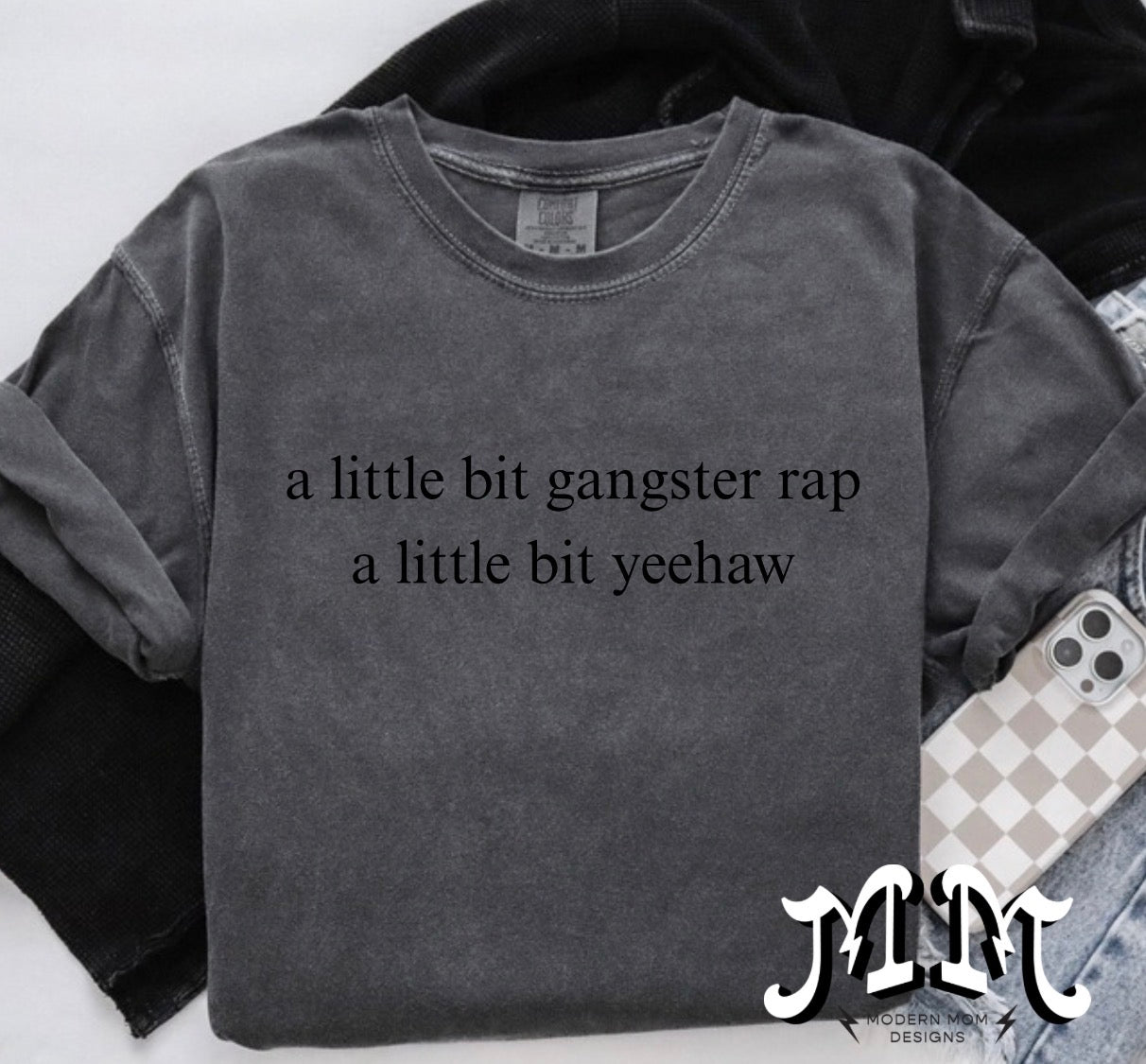 A little bit gangster rap a little bit yeehaw