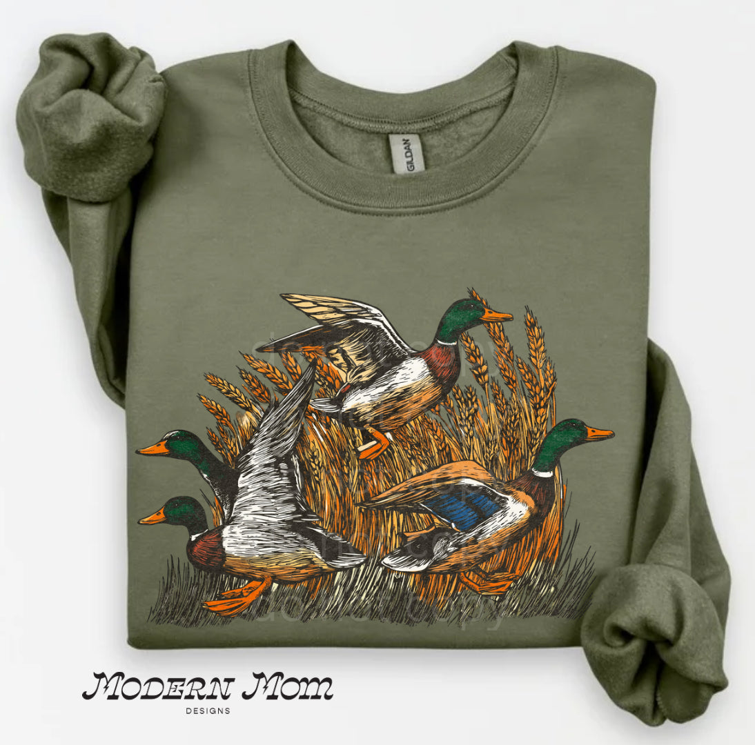 Vintage ducks crewneck