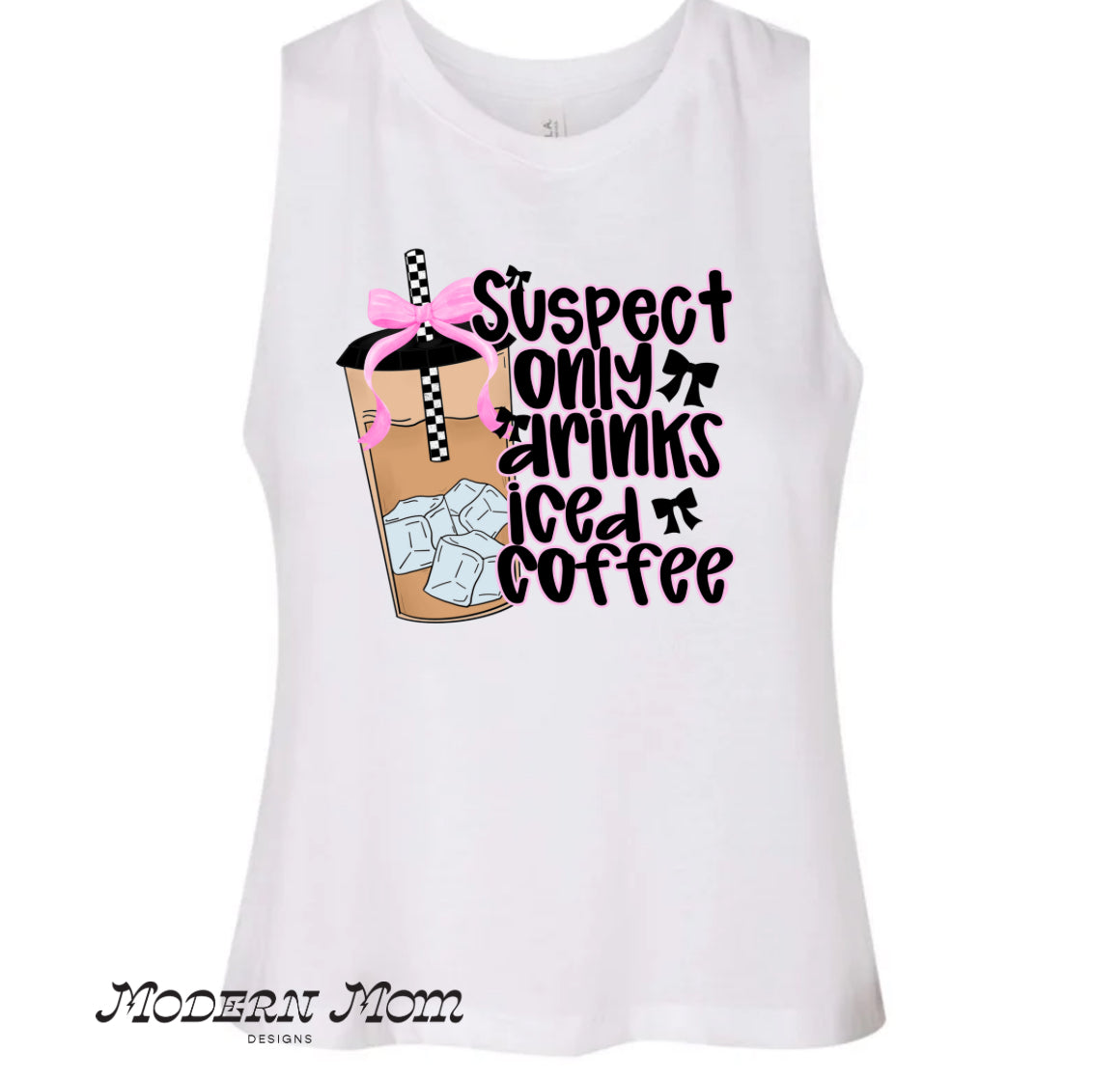 Suspect only drinks iced coffee tank