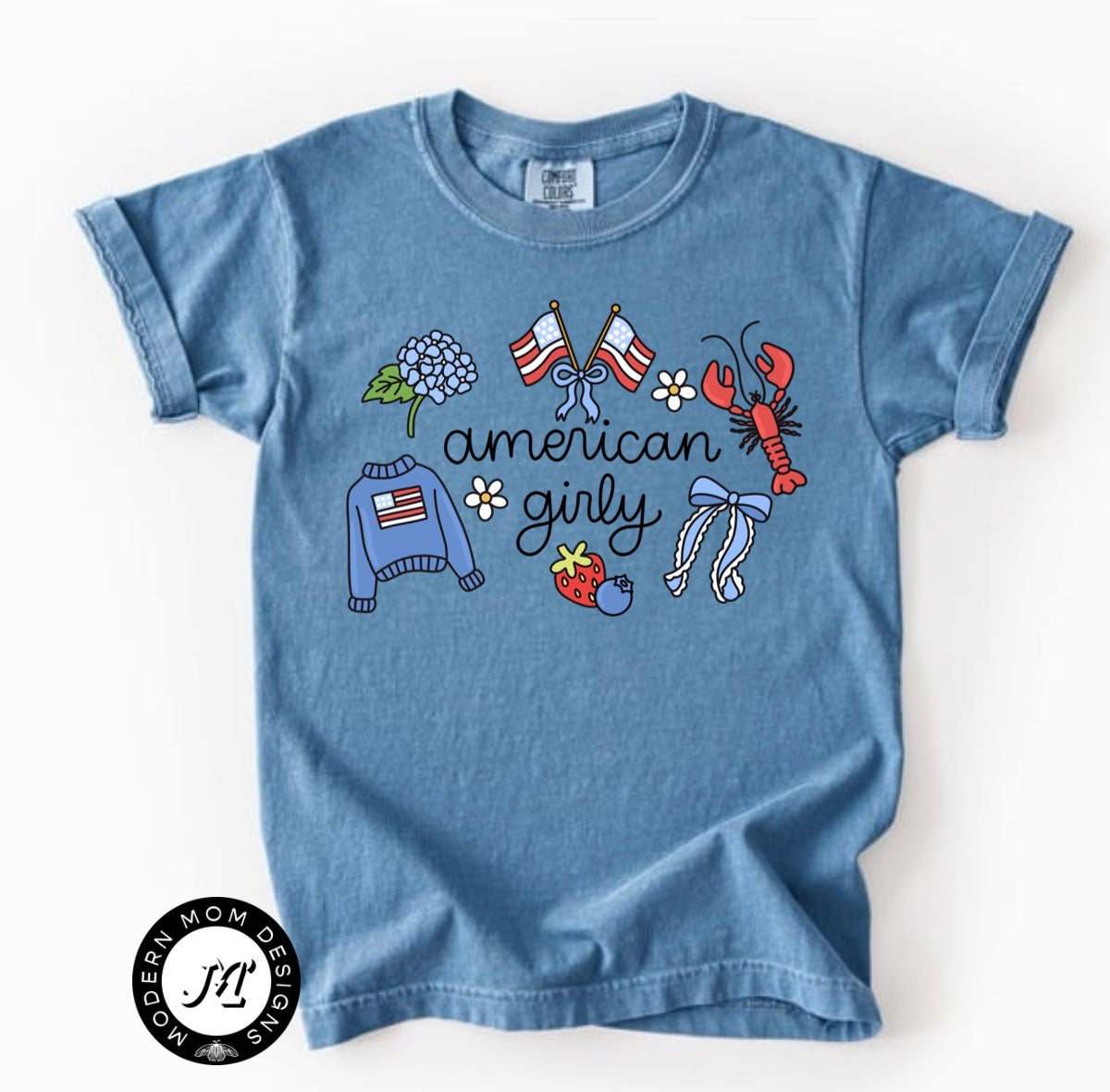 American girly (toddler-youth XL)