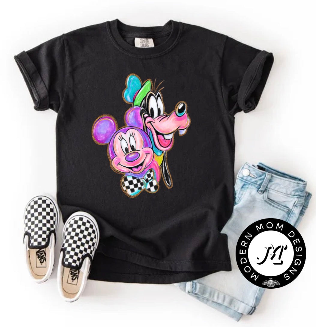 Watercolor M & G(toddler-youth XL)