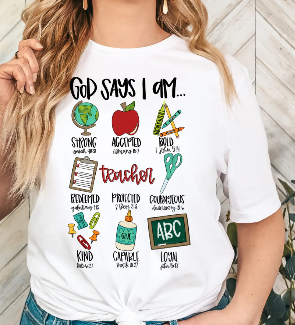 God says I am teacher/school