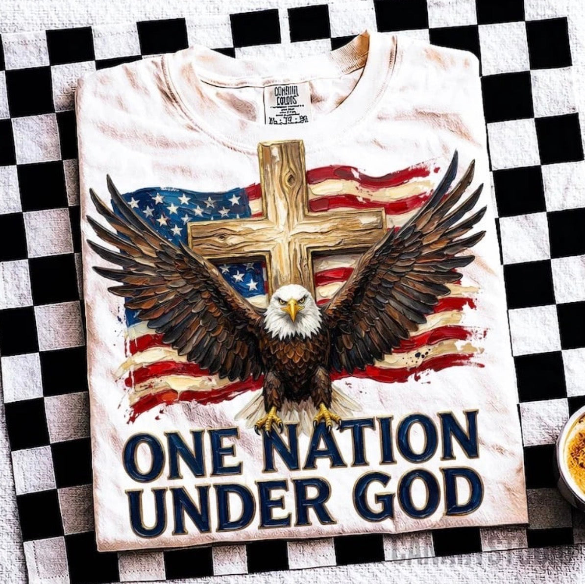 One Nation under God (tee, crewneck, or hoodie)