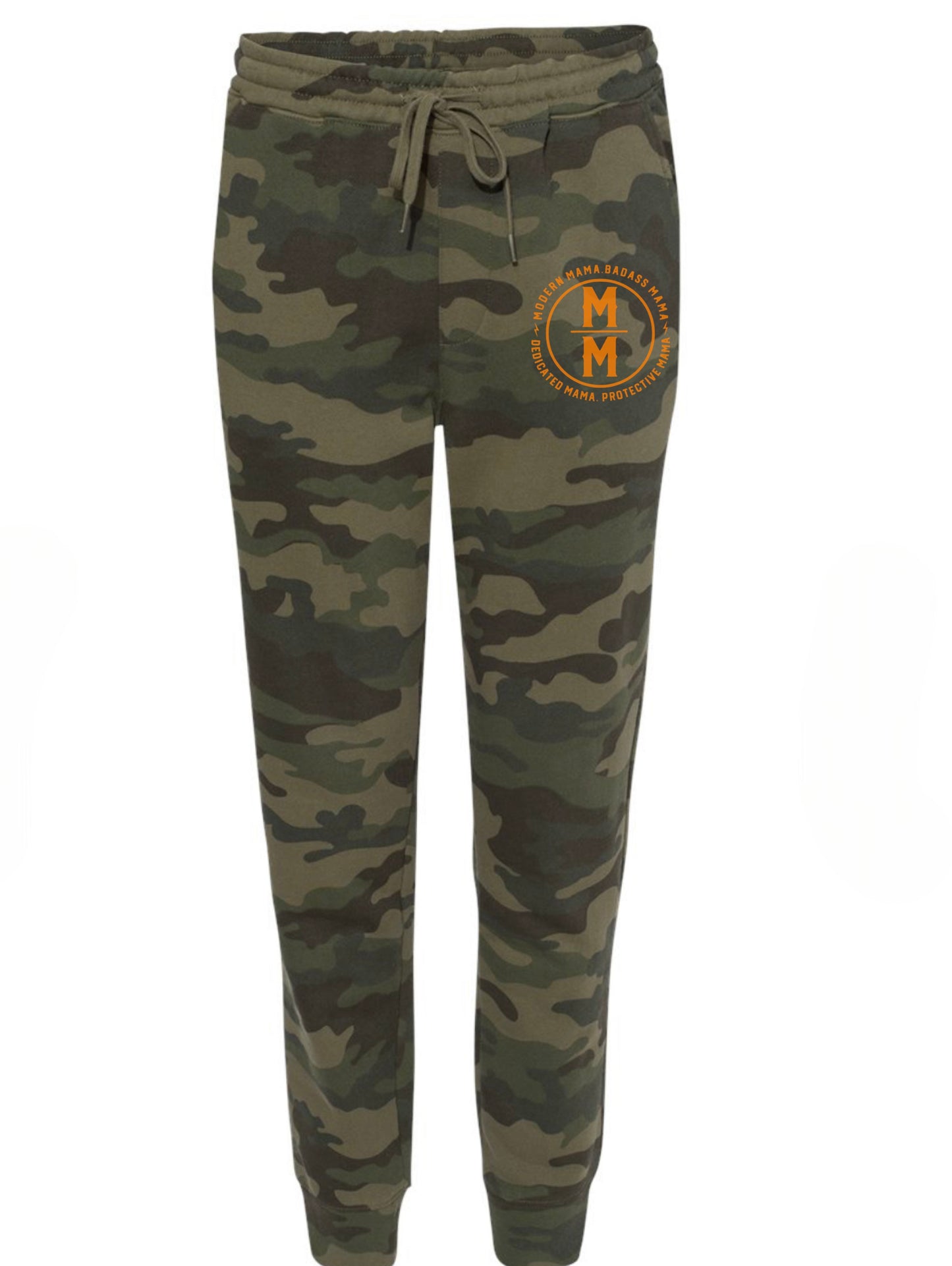MMD logo camo joggers