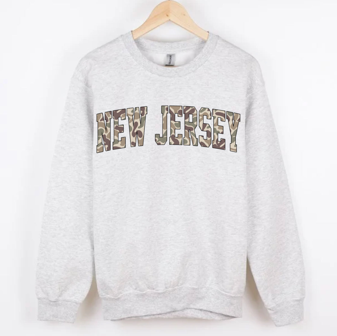 NEW JERSEY duck camo CREWNECK