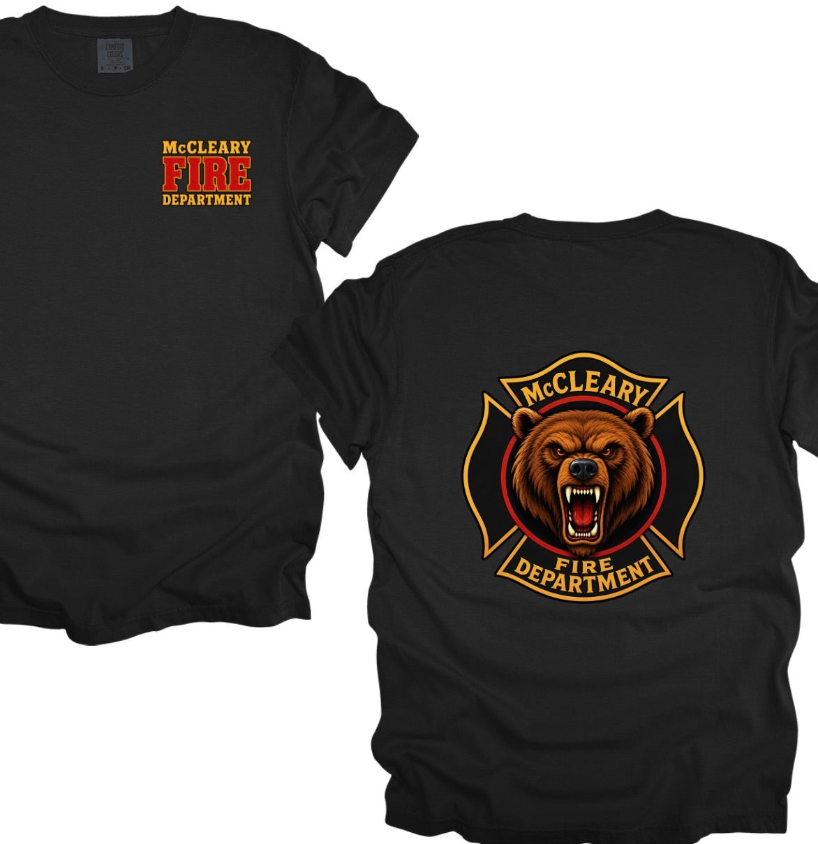 McCleary Fire Dept. tee shirt (Unisex 100% cotton)