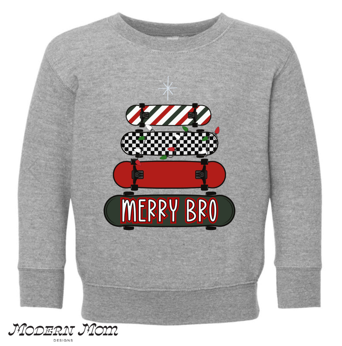 Merry bro skateboard Toddler-Youth XL (tee, crewneck or hoodie)
