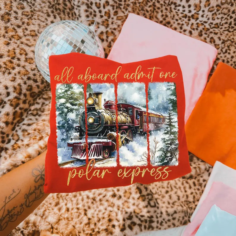 Polar express(tee, crewneck or hoodie )