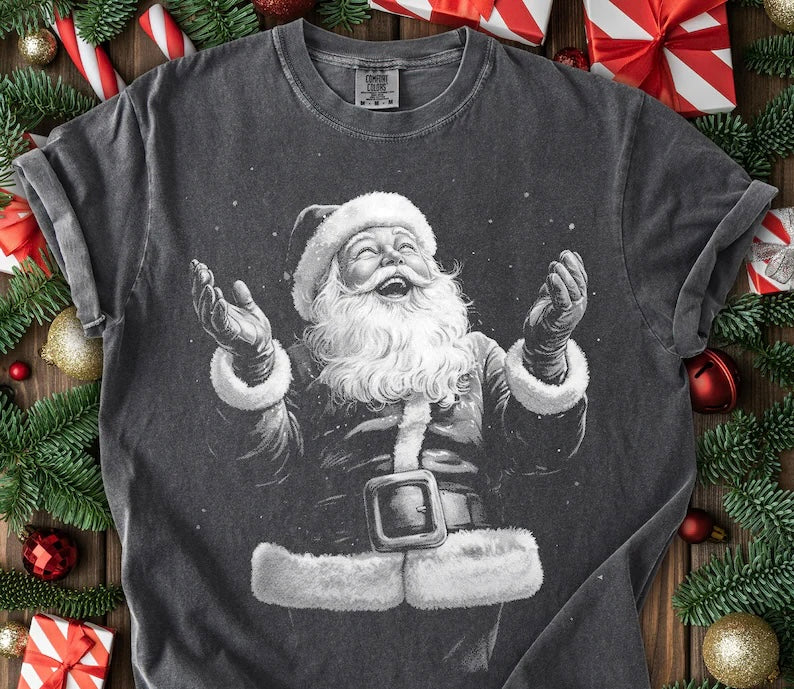 Santa (tee, crewneck or hoodie )