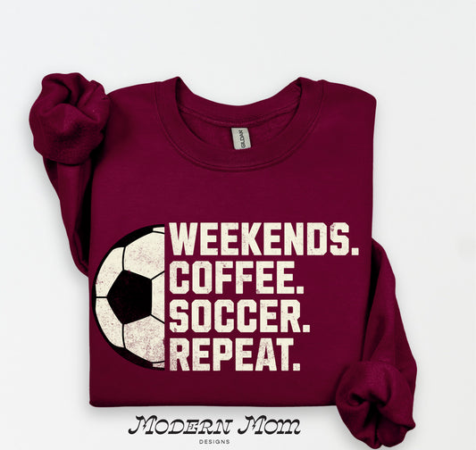 Weekends. Coffee. Soccer. Repeat.