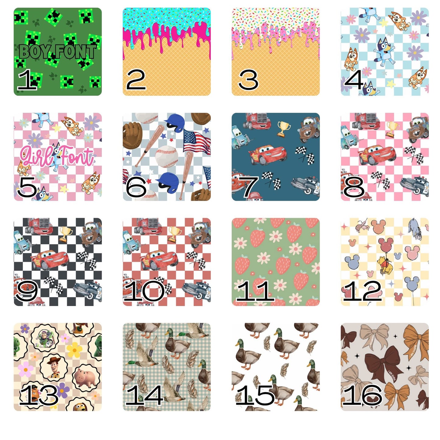 Acrylic bag tags