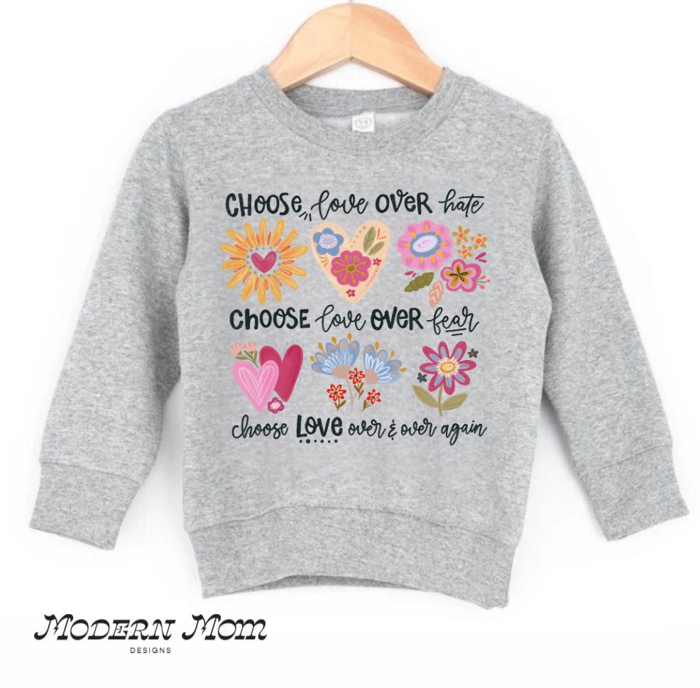 Love over hate. Love over fear.