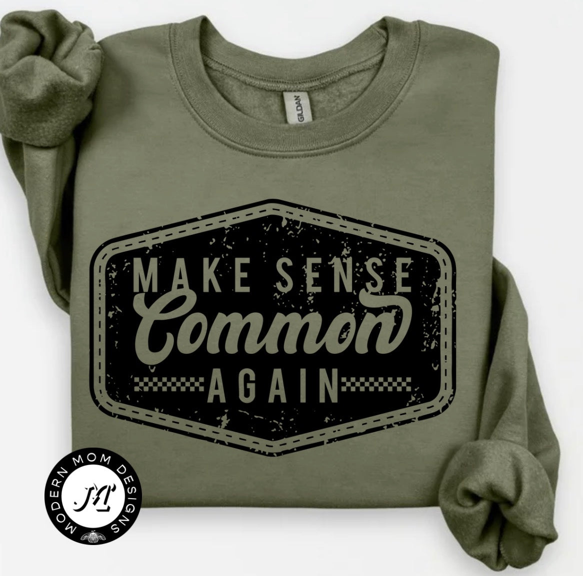 Make sense common again crewneck