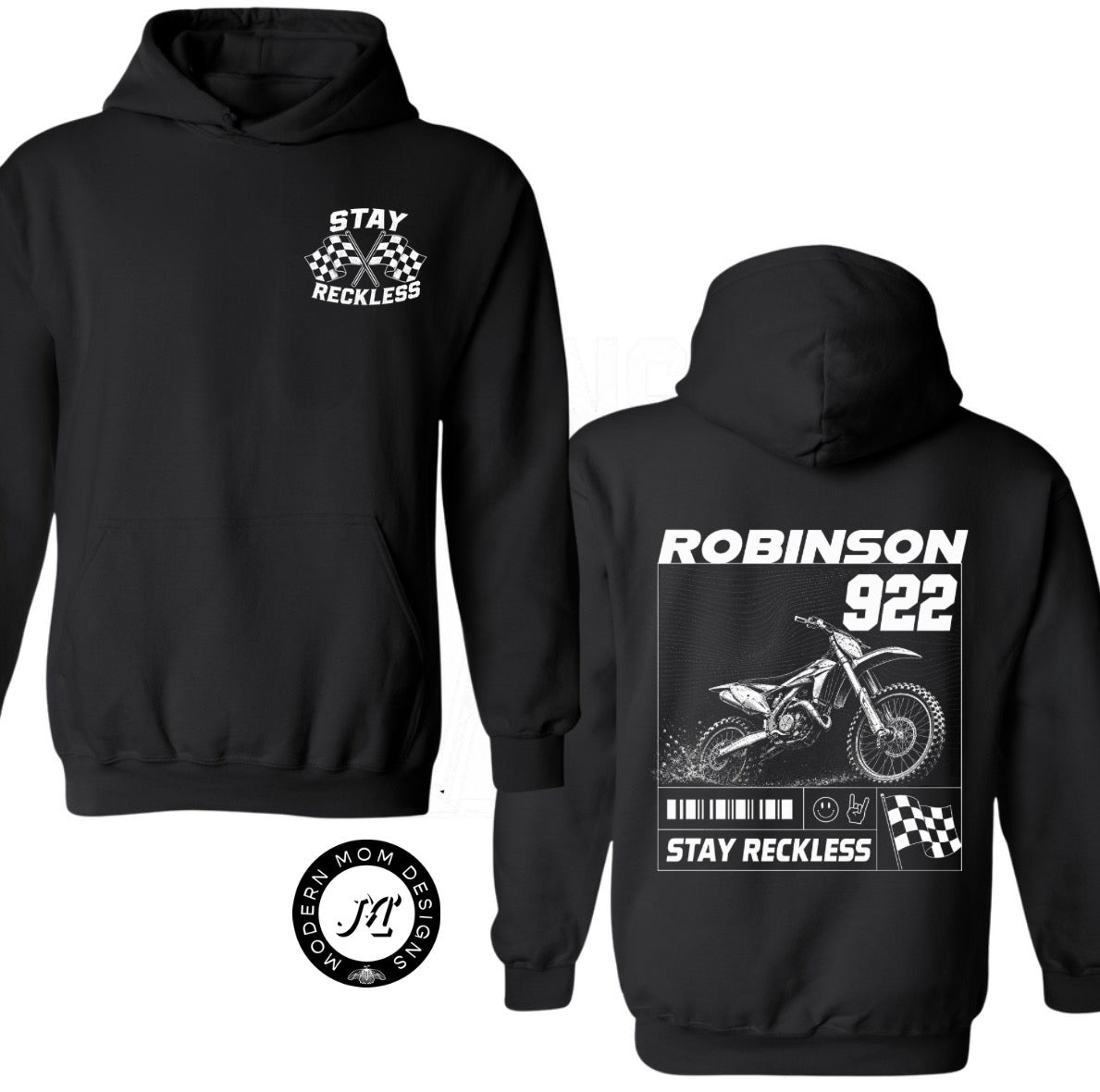 CUSTOM: Stay reckless (tee shirt, crewneck or hoodie)