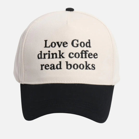 Love god. Drink coffee. Read books.