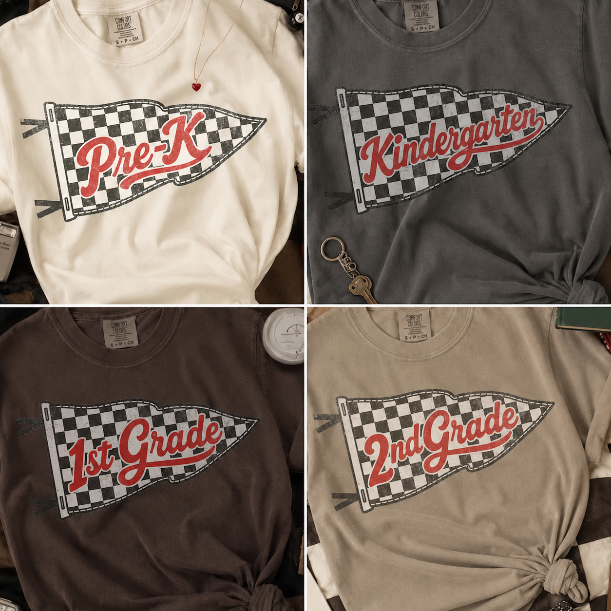 Grade checker flag (toddler/youth)