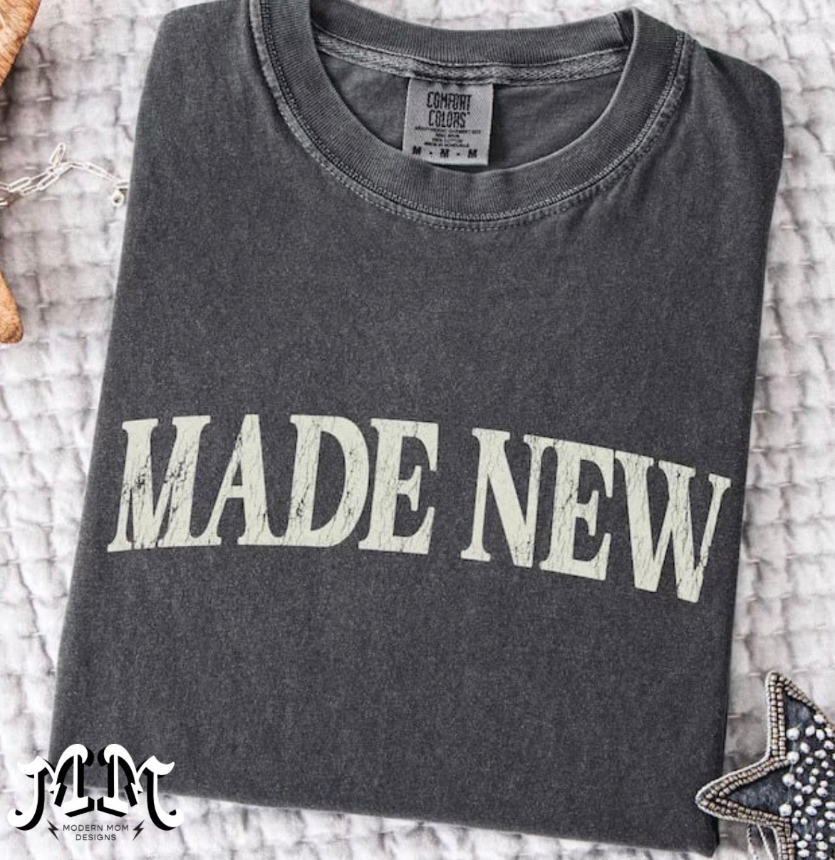 Made new (tee, crewneck, or hoodie)