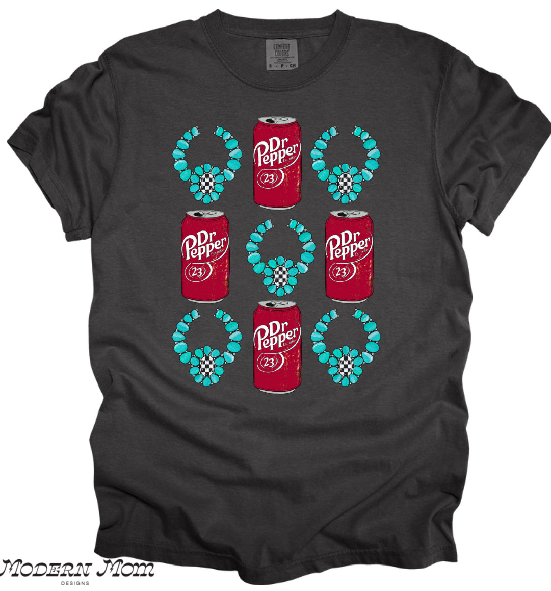 Dr Pepper & turquoise