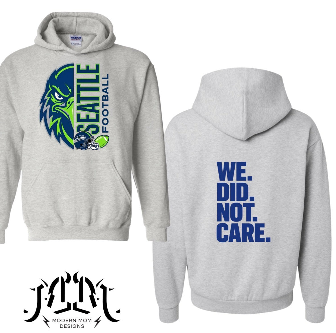 We did not care double sided (tee, crewneck or hoodie)