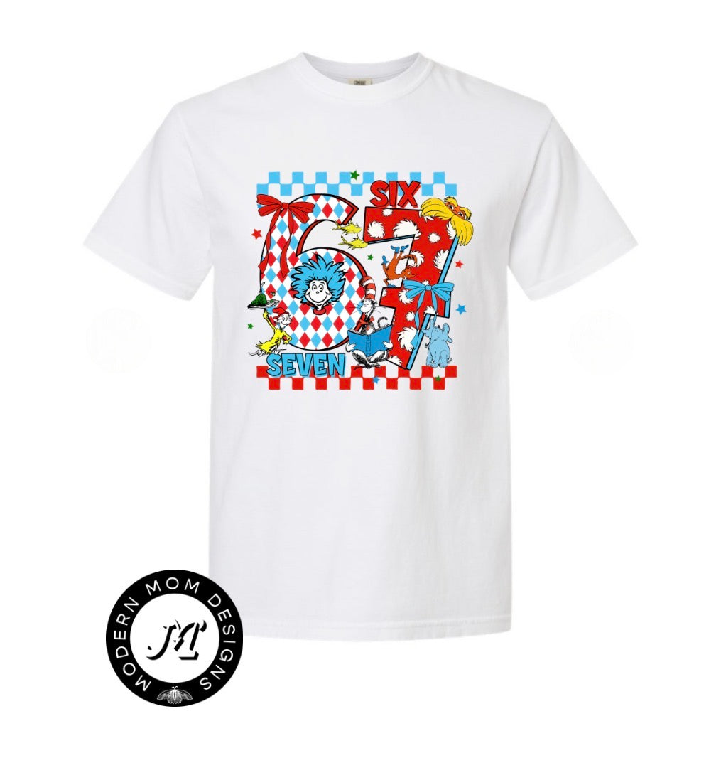 Seuss 67 (toddler-youth XL tee or crewneck)