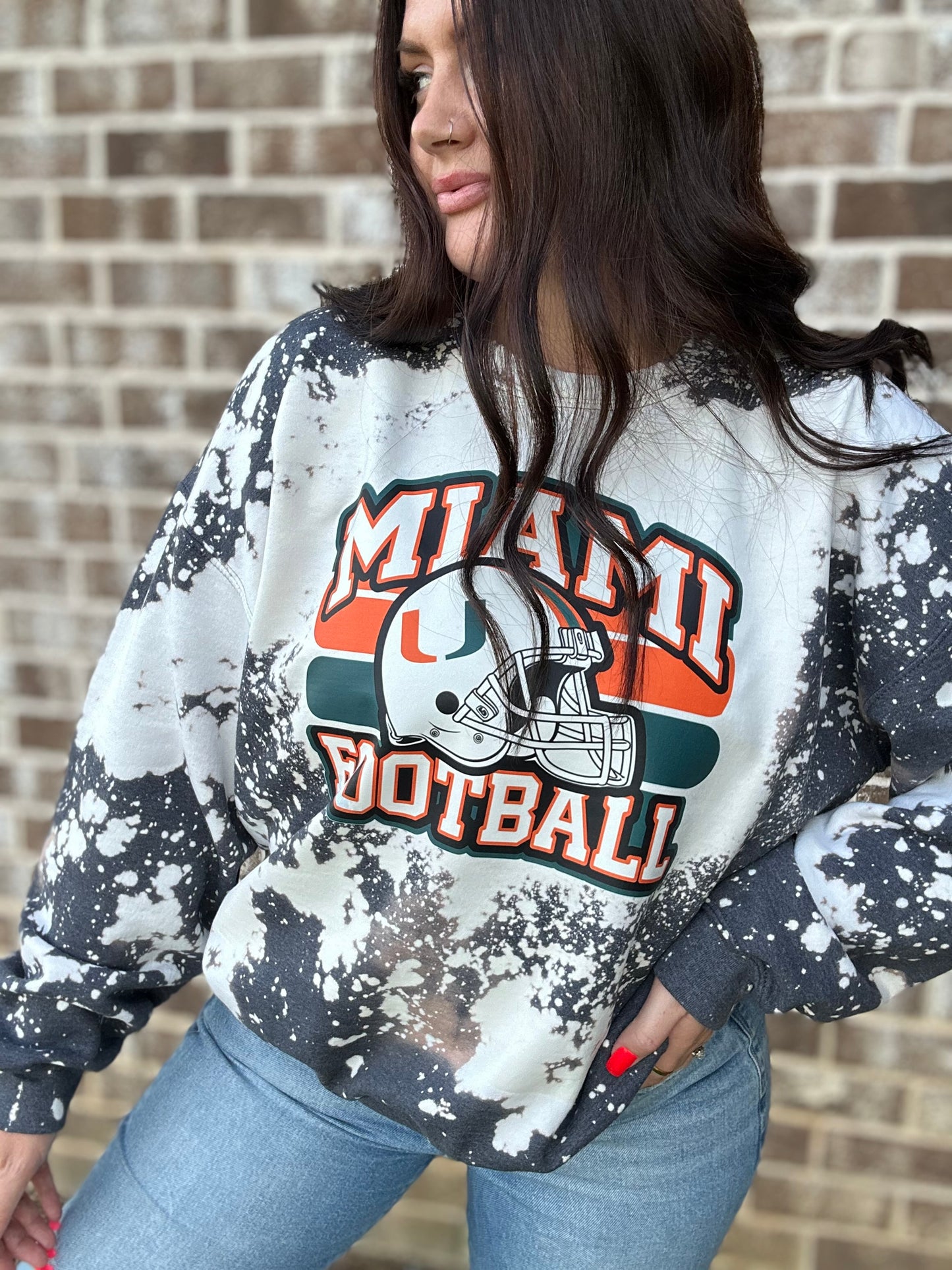 BLEACHED OUT FOOTBALL (ANY TEAM)