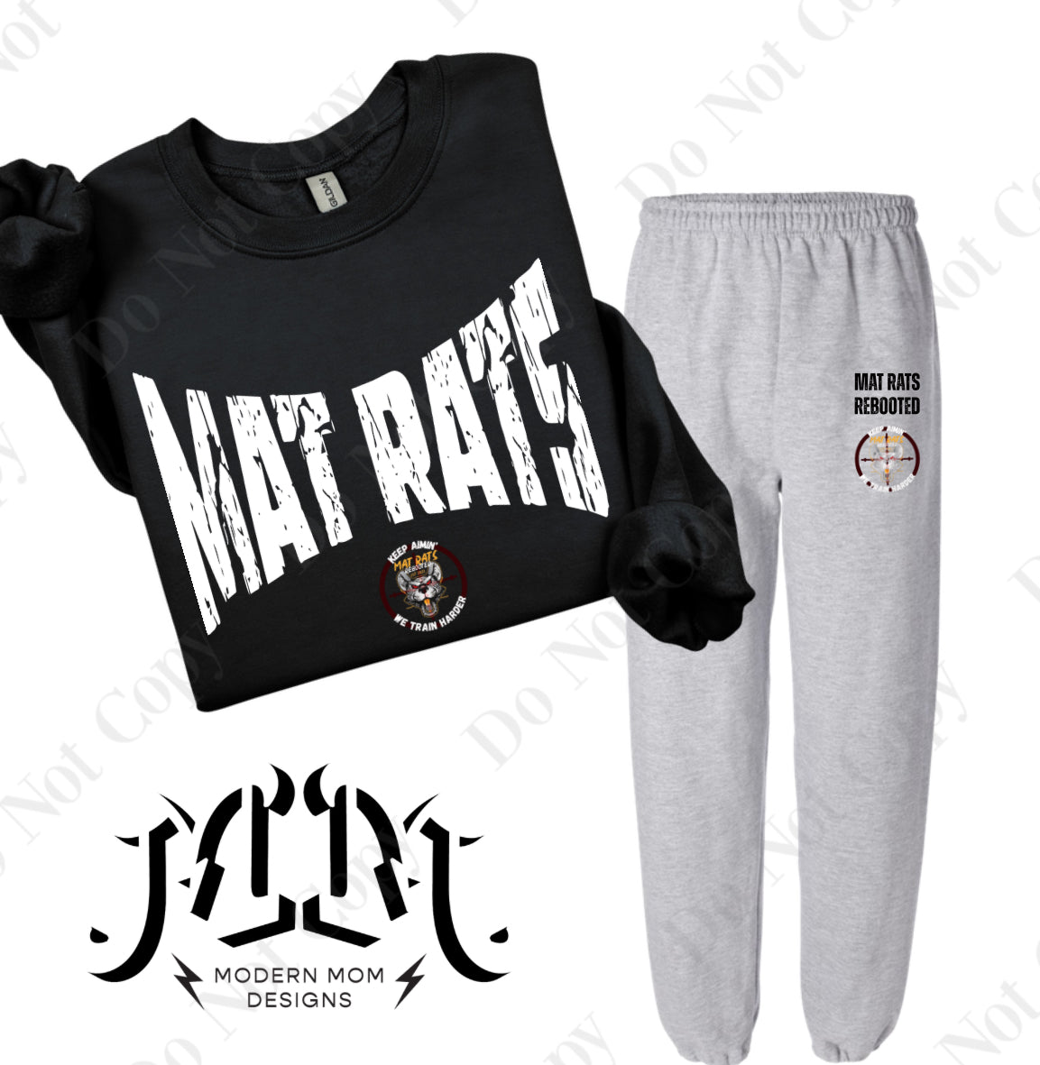 MAT RATS WRESTLING mascot lounge set (pieces sold separately) YOUTH & ADULT